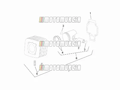 Cylindre avec piston