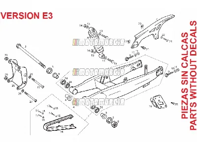 Swing Arm - Shock Absorber