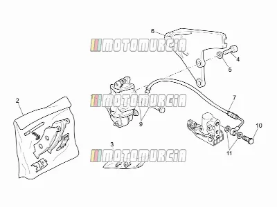 Bremssattel hinten
