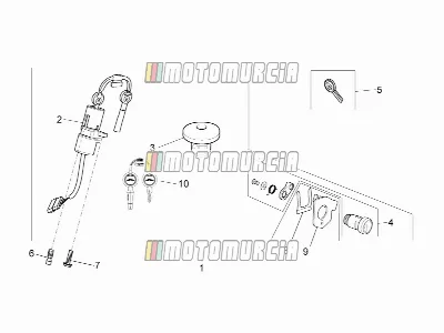 Hardwarekit voor slot