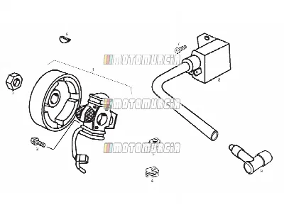 Cdi magneet assy