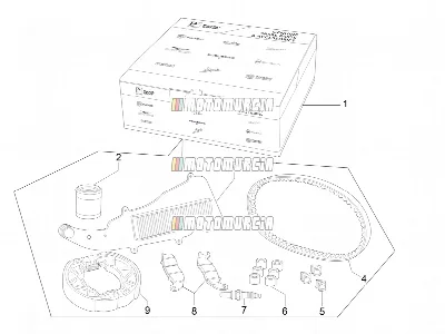 Kit complet d'usure et d'entretien