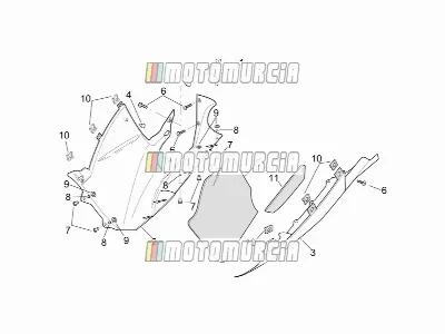 Central Body - Lower Fairings