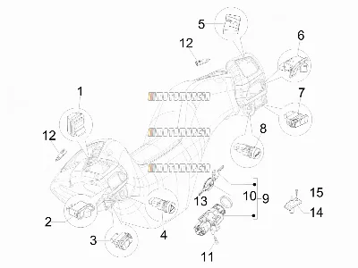 Sélecteurs - interrupteurs - boutons