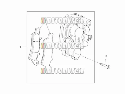 Rahmen » vorderer Bremssattel