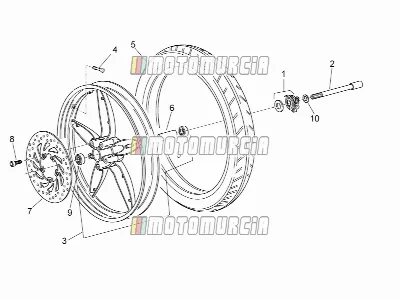 Cadre » roue avant