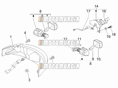 Faros traseros - luces direccionales