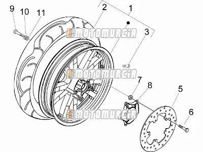 Roue arrière