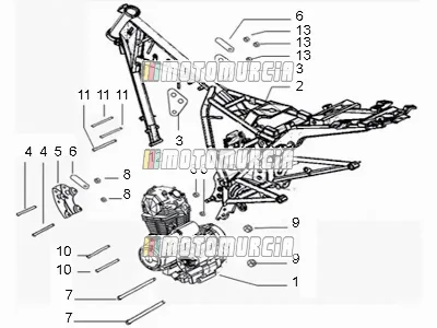 Moteur et châssis
