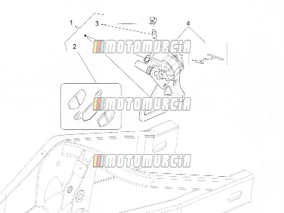 Bremssattel hinten