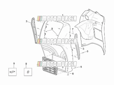 Cadre » carrosserie avant - bouclier avant