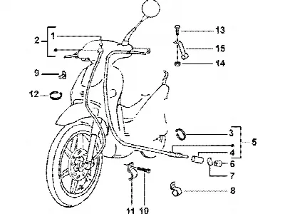 Kilometerteller transmissies-achterrem