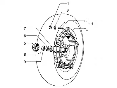 Tambour de frein arri?re