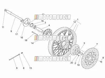 Roue avant