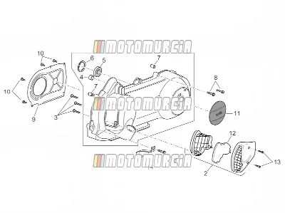 Motor » tampa do variador