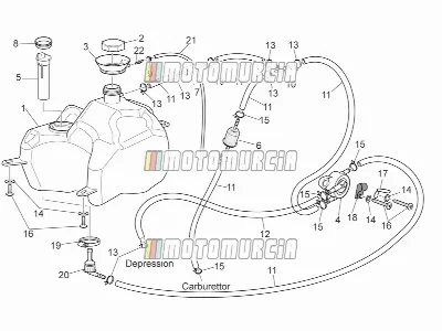 Brandstoftank i