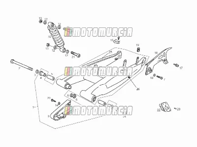 Swing Arm - Shock Absorber