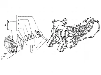 Cilinder-zuiger-polspen, assy