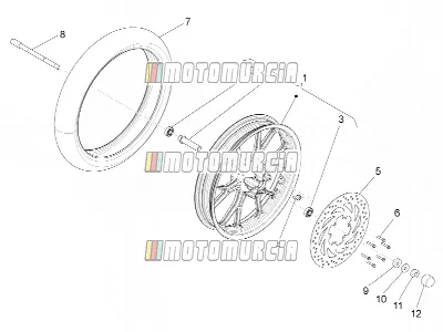 Roue avant