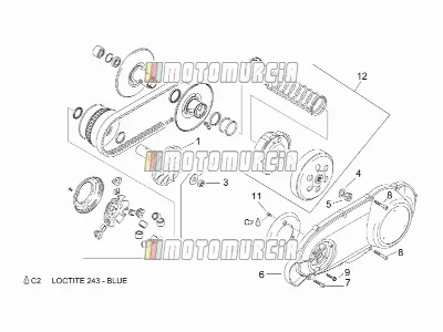 Variateur de vitesse avec embrayage