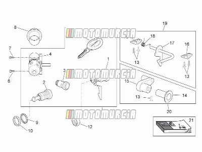 Frame » sticker - hardwarekit voor slot
