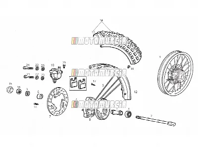 Roue avant