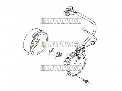 Cdi magneet assy