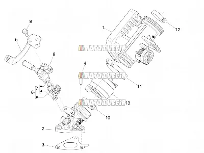 Corps de papillon - injecteur - joint d'induction