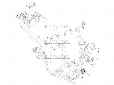 Fernbedienungsschalter – Batterie – Hupe