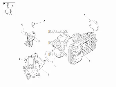 Corps de papillon - injecteur - joint d'induction