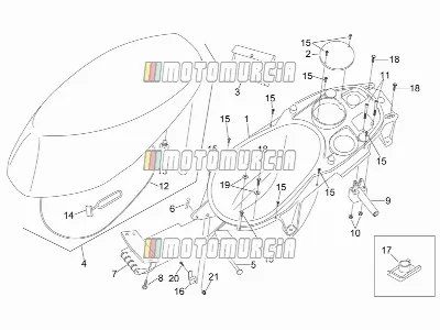 Compartiment pour selle et casque