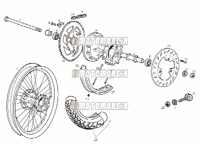 Roda traseira