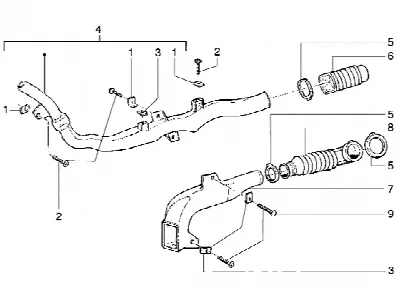 Belt Cooling Tube-intake Tube