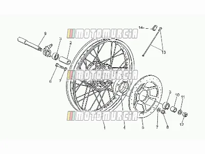 Roue avant