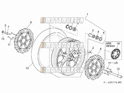Roue avant