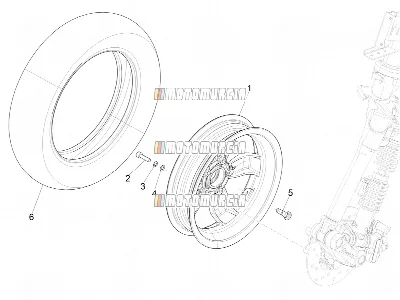 Roue avant
