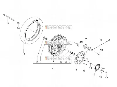 Roue avant