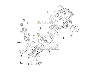 Gasklephuis - injector - inductiekoppeling