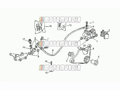 Bremssattel hinten