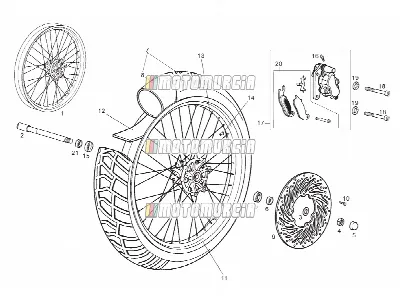 Roue avant