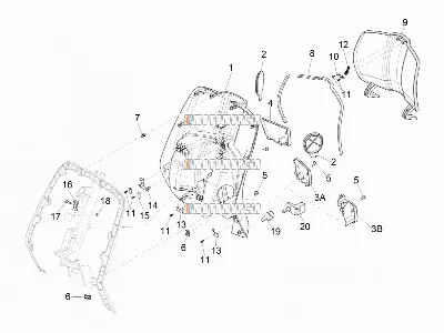 Handschuhfach vorne – Knieschutz