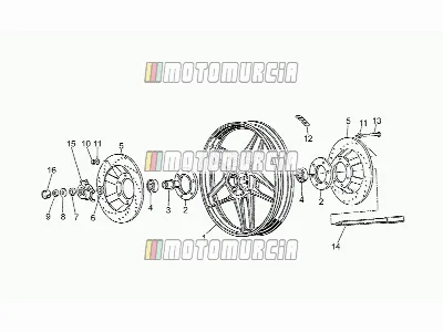 Roue avant, alliage