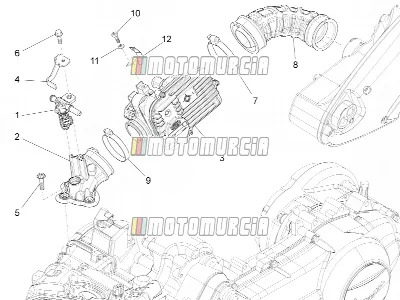 Throttle Body - Injector - Induction Joint