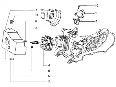Pipe d'admission et d'admission de culasse
