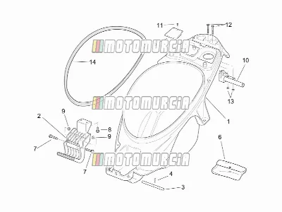 Compartiment pour casque