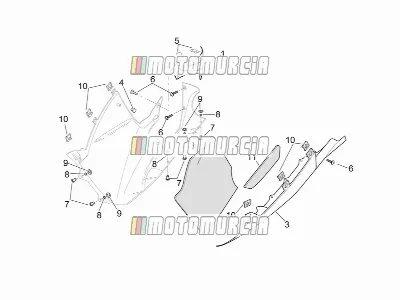 Central Body - Lh Fairings