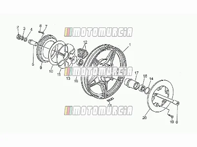 Achter wh, aluminium, 2e serie