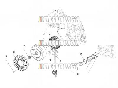 Motor » cdi magneet assy
