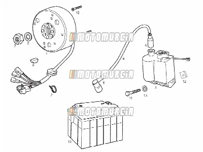 Conjunto magneto cdi