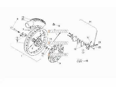 Roue avant